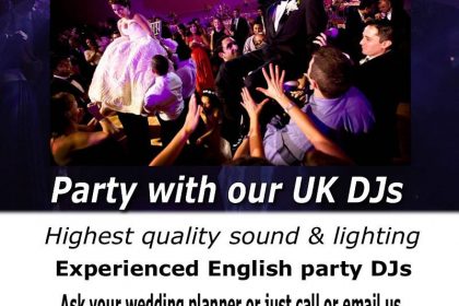 Rhodes Wedding Dj discos & entertainment for weddings